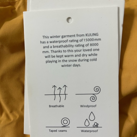 Snowsuit for kids 92 size - Picture 4 of 4